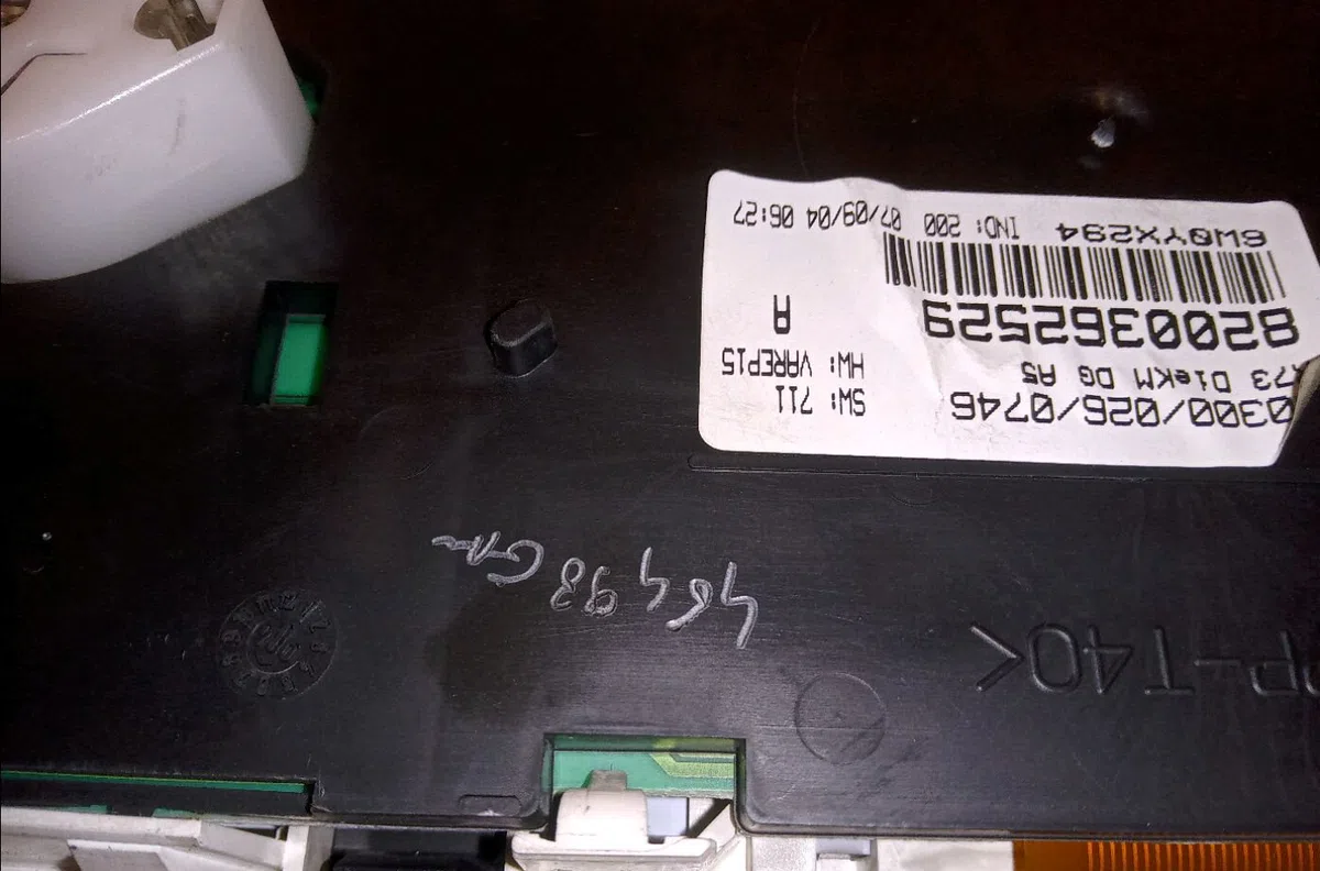 Compteur Renault VEL SATIS (BJ0_) 2.2 dci (bj0e, bj0f) (2002-2009) 5 portes occasion