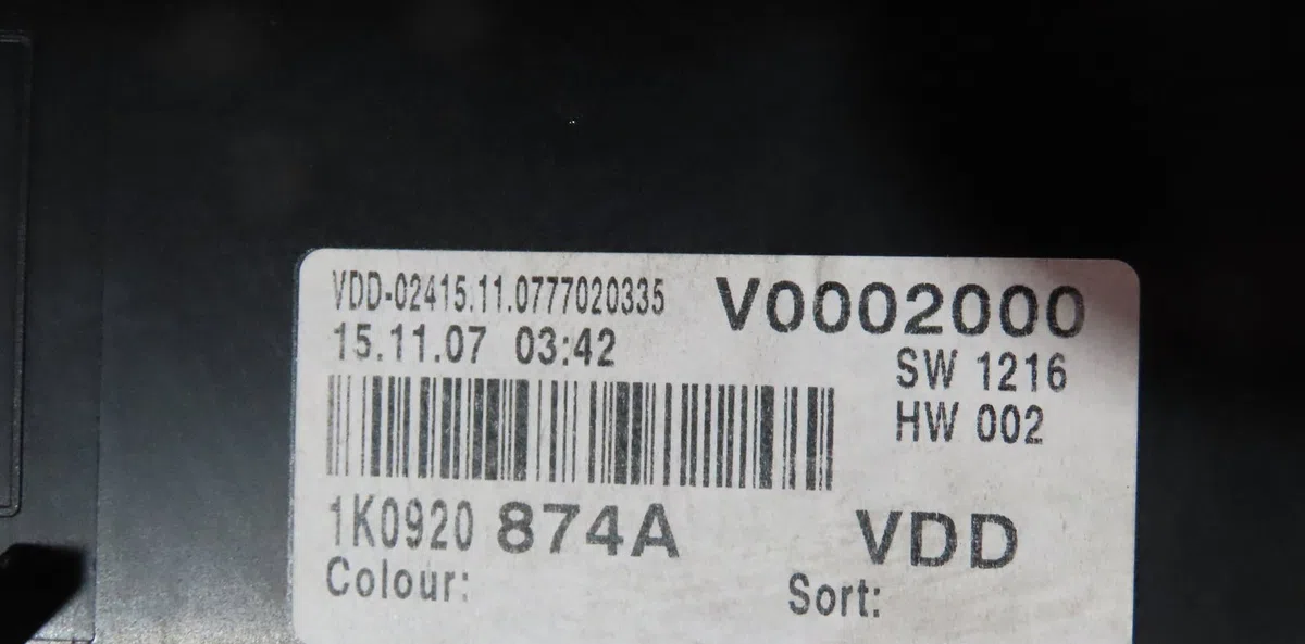 Compteur Volkswagen GOLF V (1K1) 1.4 tsi (2005-2008) occasion — photo 3
