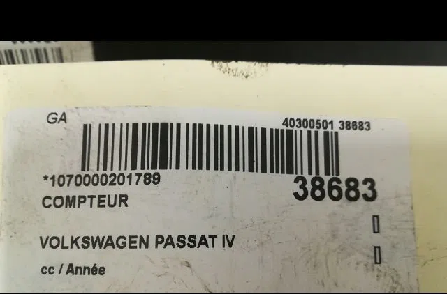 Compteur Volkswagen PASSAT B5.5 (3B3) 1.9 tdi (2000-2005) occasion — photo 3