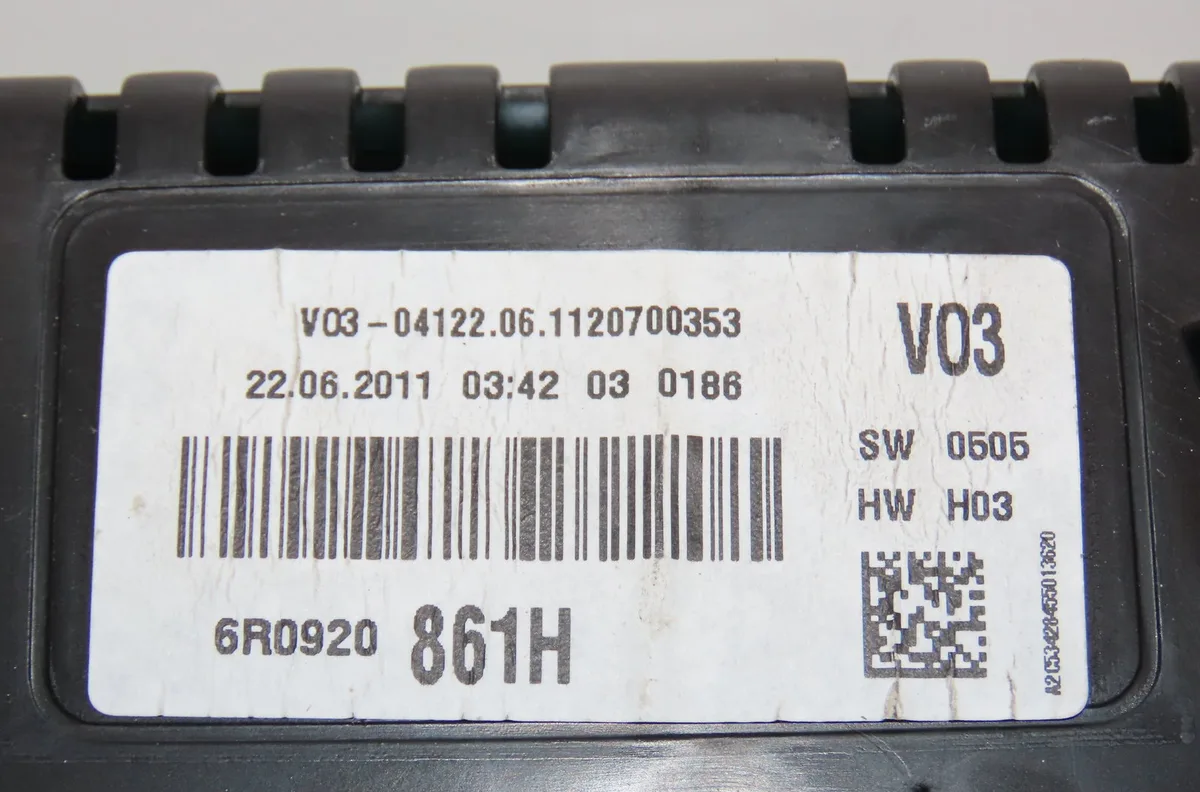 Compteur Volkswagen POLO V (6R1, 6C1) 1.2 tdi (2009) 5 portes occasion — photo 4