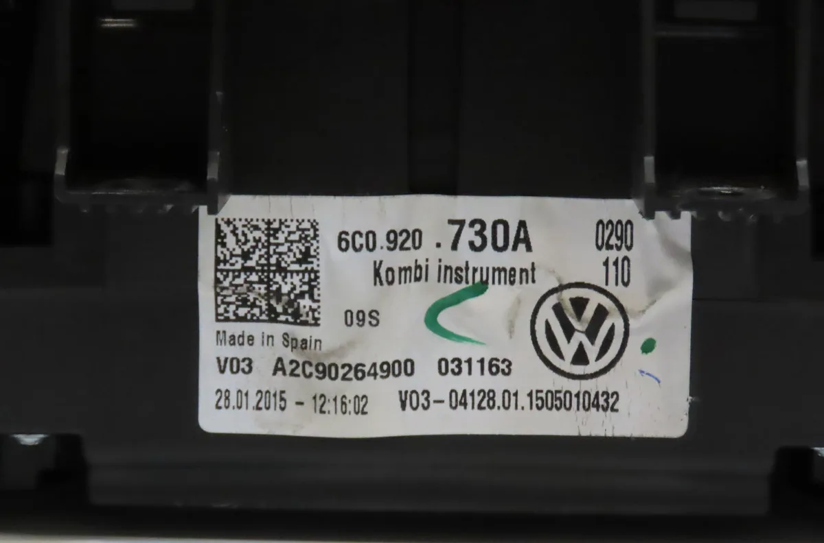 Compteur Volkswagen POLO V (6R1, 6C1) 1.2 tsi 16v (2014-2017) 5 portes occasion — photo 4