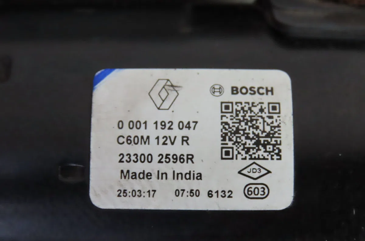 Démarreur Dacia SANDERO II 1.0 sce 75 (b8jc, b8jd) (2016) occasion