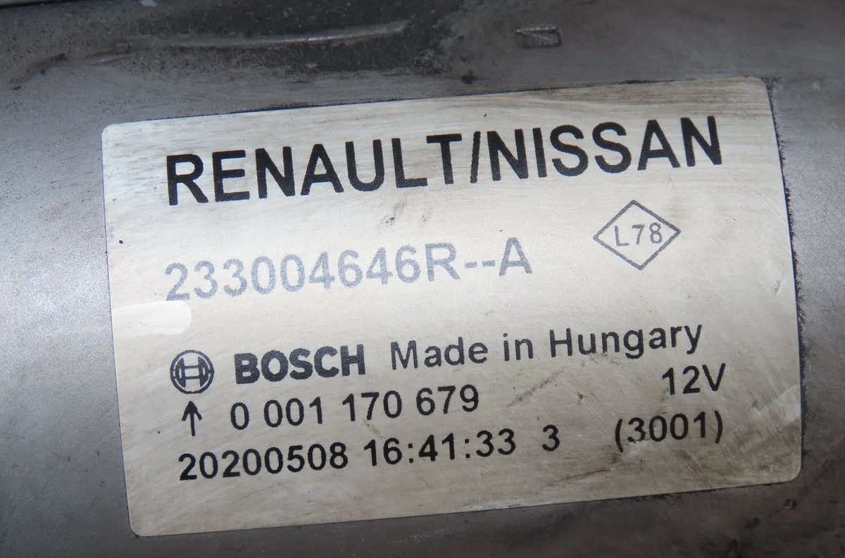 Démarreur Dacia SANDERO II 1.0 tce 100 (b8ml) (2019) occasion