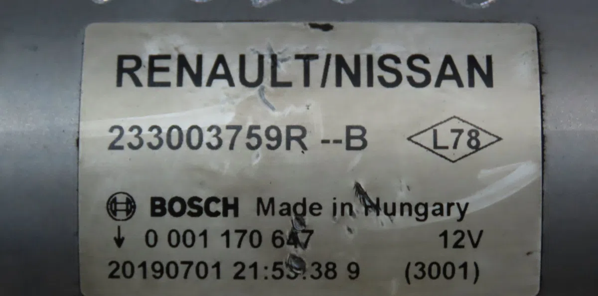 Démarreur Dacia SANDERO II 1.5 blue dci 95 (b8jl) (2018) occasion