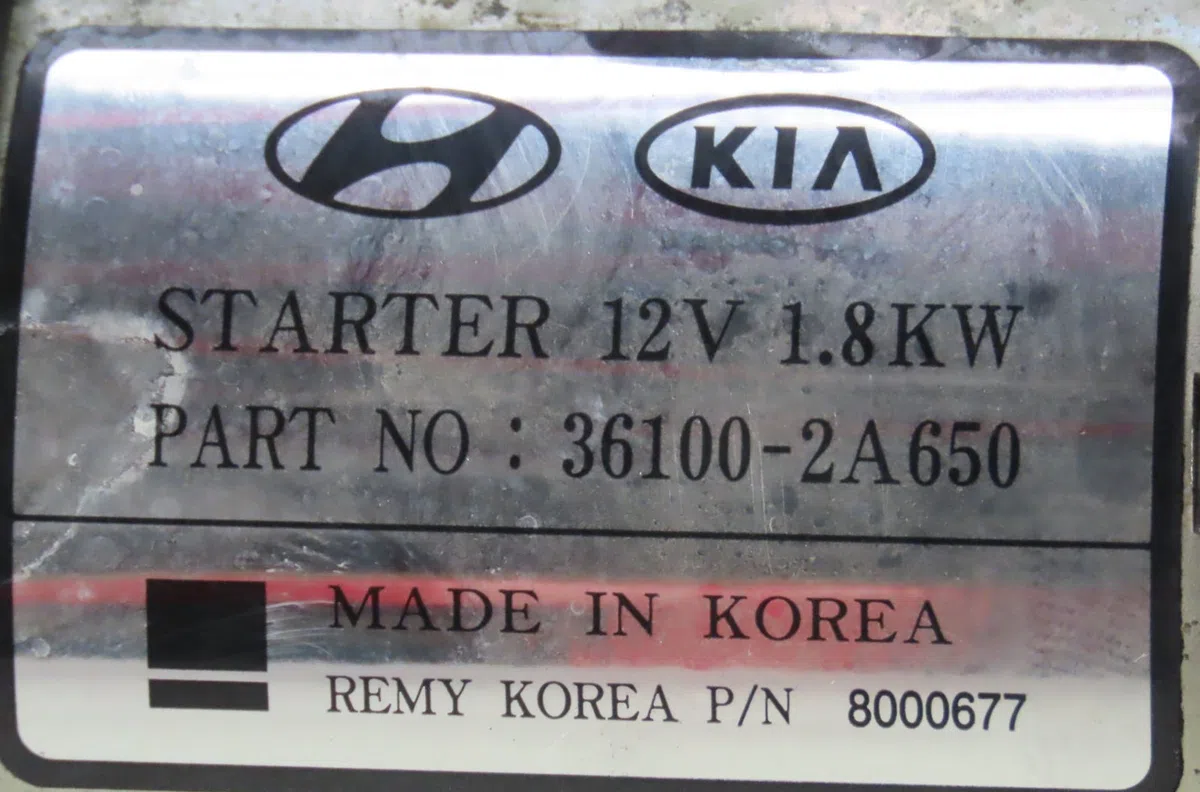 Démarreur Kia RIO IV (YB, SC, FB) 1.4 crdi 90 (2017) occasion
