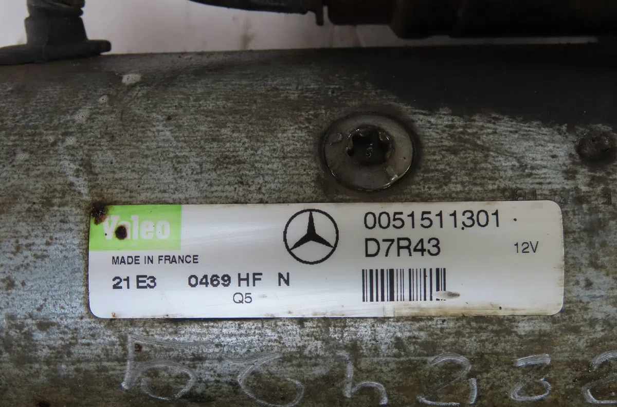 Démarreur Mercedes-benz CLASSE E (W211) E 200 cdi (211.004) (2002-2008) occasion