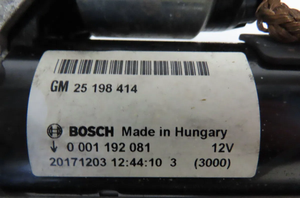 Démarreur Opel CORSA E (X15) 1.4 (08, 68) (2014) occasion