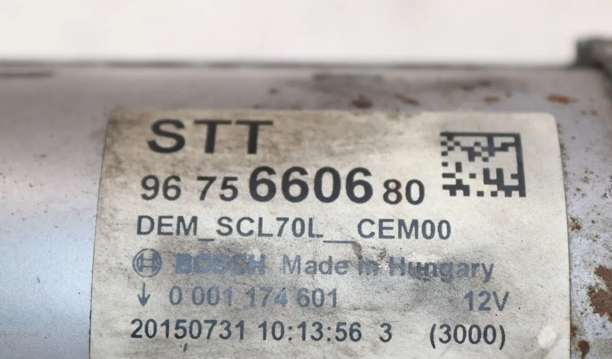 Démarreur Peugeot 208 I (CA_, CC_) 1.6 bluehdi 100 (2015) 5 portes occasion