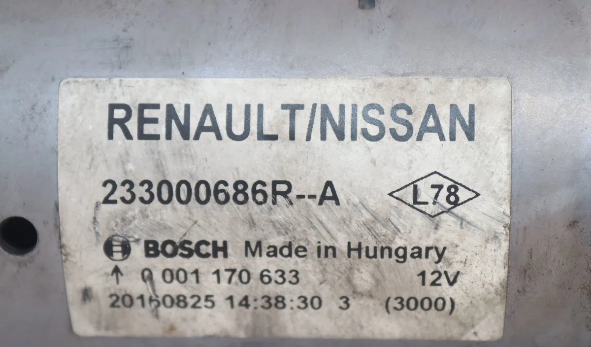 Démarreur Renault GRAND SCÉNIC IV (R9_) 1.6 dci 130 (2016) occasion