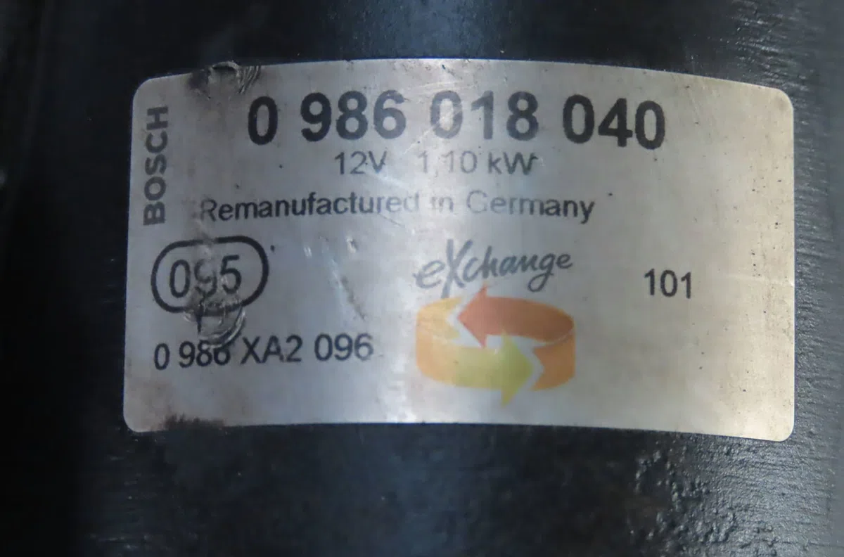 Démarreur Volkswagen NEW BEETLE (9C1, 1C1) 2.0 (1998-2010) occasion