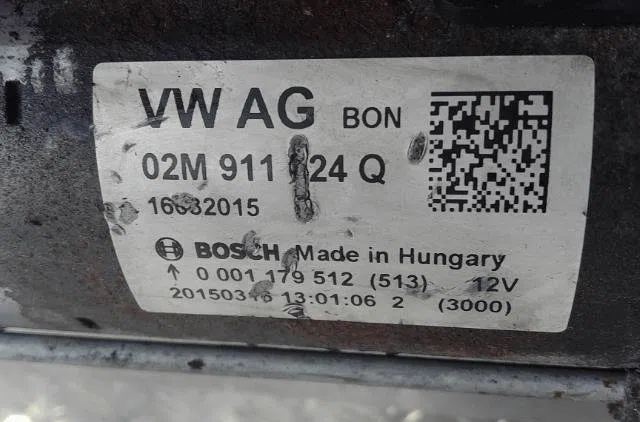 Démarreur Volkswagen POLO V (6R1, 6C1) 1.2 tsi 16v (2014-2017) 5 portes occasion