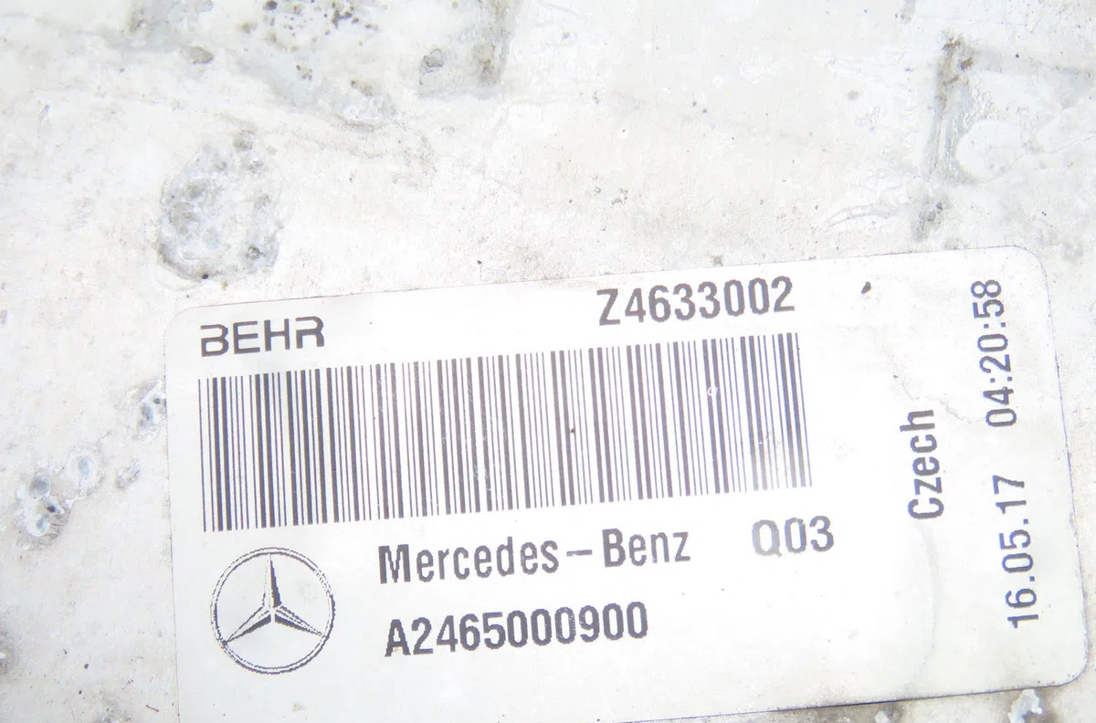 Echangeur air Mercedes-benz CLASSE GLA (X156) Gla 200 cdi - d (156.908) (2013) occasion