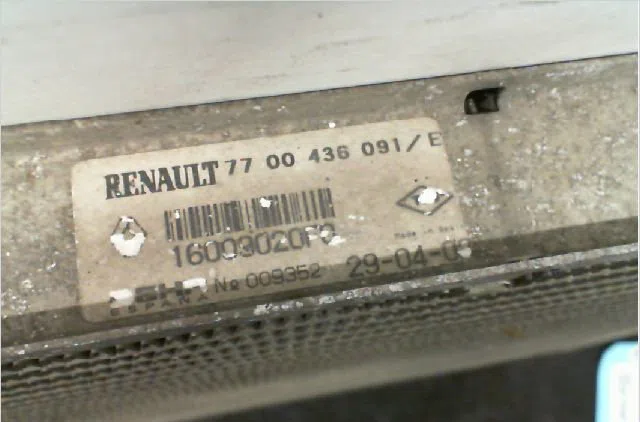 Echangeur air Renault CLIO II (BB_, CB_) 1.5 dci (b-cb08) (2001-2005) 5 portes occasion