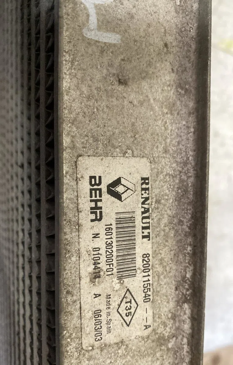 Echangeur air Renault MEGANE II (BM0-1_, CM0-1_) 1.5 dci (bm0f, bm0t, bm2b, cm0f, cm0t) (2002-2008) 5 portes occasion