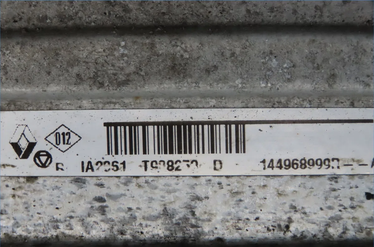 Echangeur air Renault MEGANE III Coupé (DZ0-1_) 1.6 dci (dz00, dz12, dz2a, dz13) (2011-2015) occasion