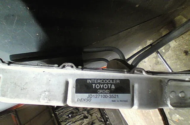 Echangeur air Toyota AURIS (_E15_) 2.0 d-4d (ade150_) (2006-2012) occasion