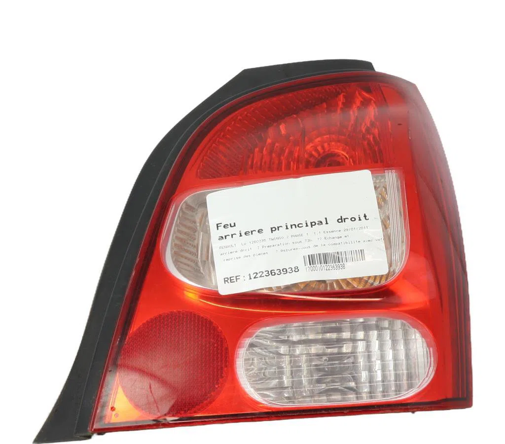 Feu arrière droit Renault TWINGO II (CN0_) 1.2 16v (cn04, cn0a, cn0b) (2007-2014) 3 portes occasion