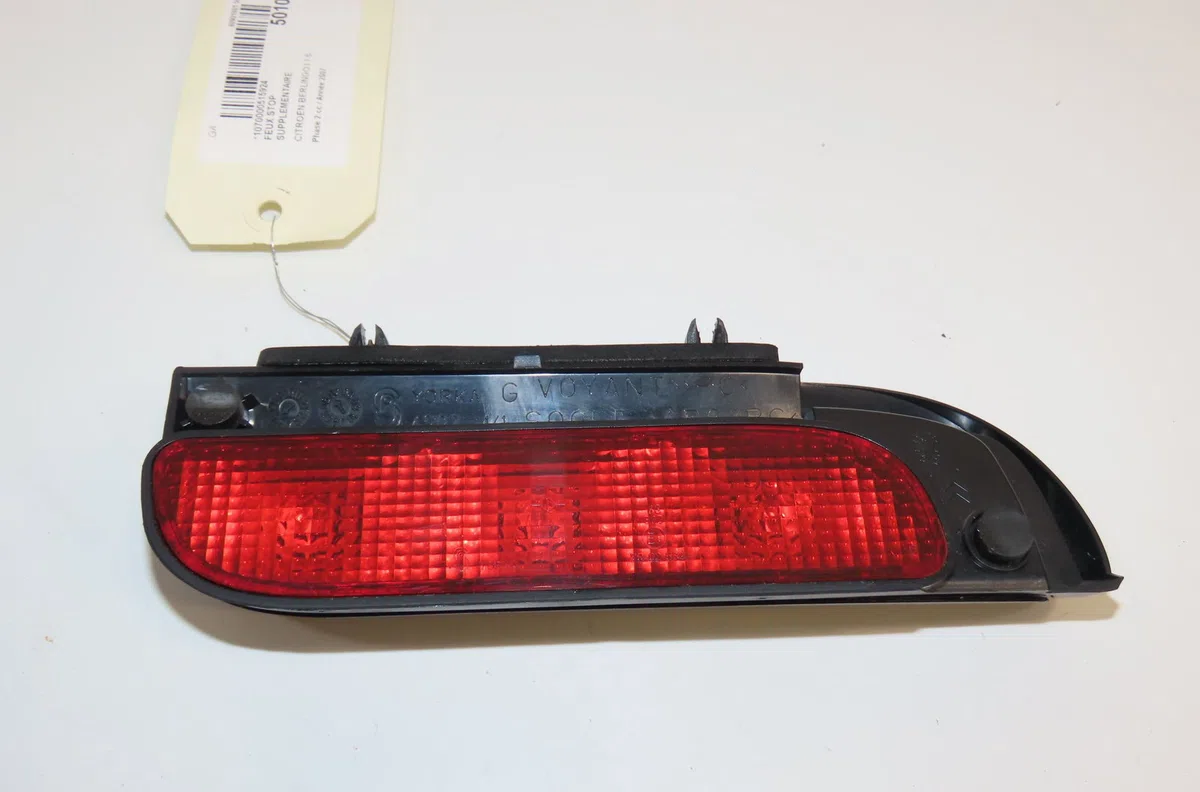 Feux stop supplementaire Citroen BERLINGO - BERLINGO FIRST Camionnette-Monospace (M_) 1.6 hdi 75 (mb9hw) (2005-2011) 3 p