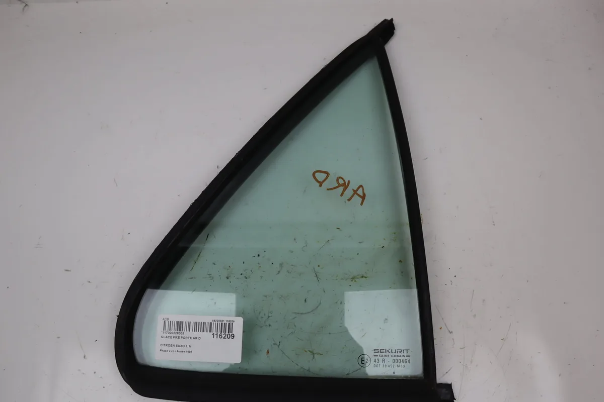 Glace fixe porte ar d Citroën SAXO (S0, S1) 1.1 x, sx (1996-2003) 5 portes occasion