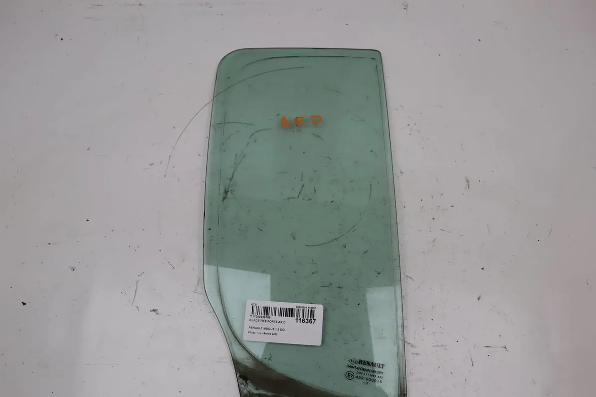 Glace fixe porte ar d Renault MODUS - GRAND MODUS (F-JP0_) 1.5 dci (jp0g, jp0h) (2005) 5 portes occasion