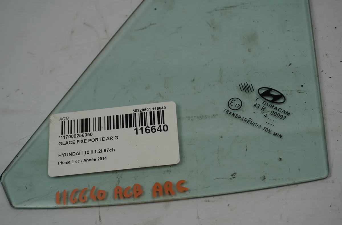 Glace fixe porte ar g Hyundai I10 II (BA, IA) 1.2 (2013) occasion
