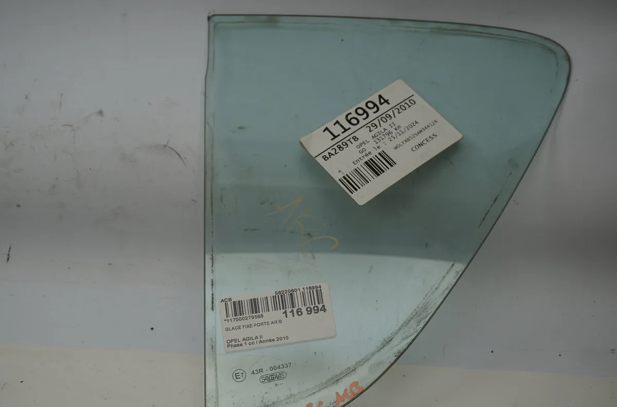Glace fixe porte ar g Opel AGILA (B) (H08) 1.3 cdti (f68) (2008-2010) 5 portes occasion
