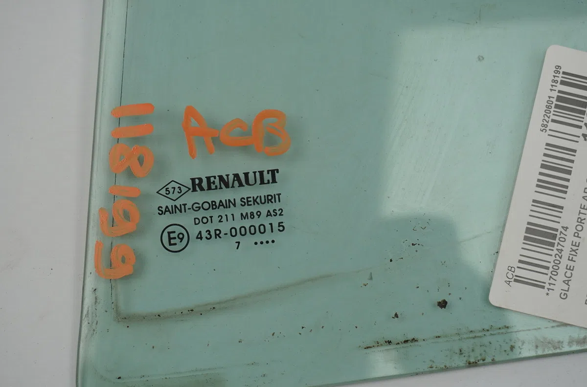Glace fixe porte ar g Renault MODUS - GRAND MODUS (F-JP0_) 1.2 (jp0c, jp0k, fp0c, fp0k, fp0p, jp0p, jp0t) (2004) 5 porte