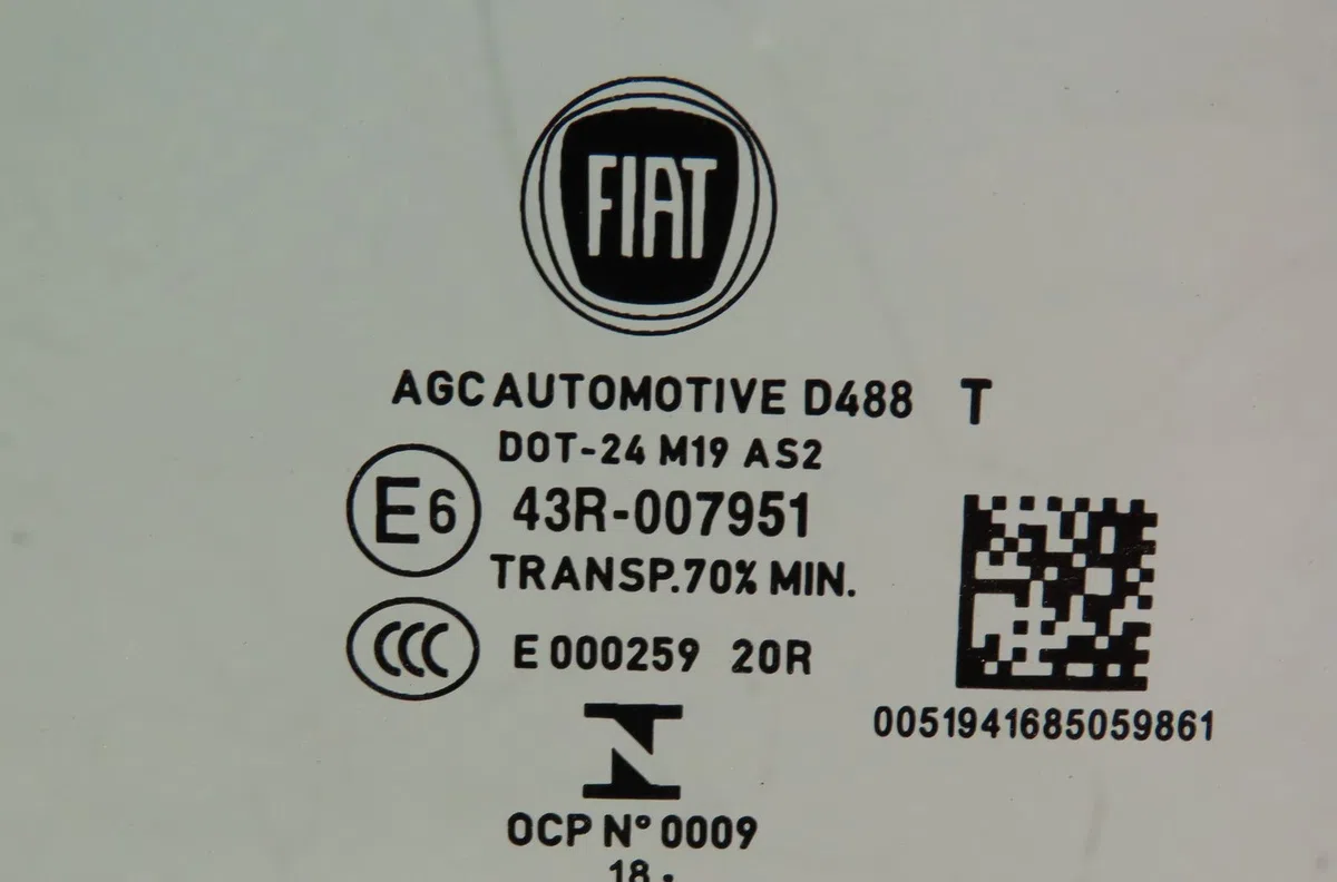 Glace porte ar d Fiat 500X (334_) 1.6 d multijet (334axa1b, 334axa11) (2014) occasion