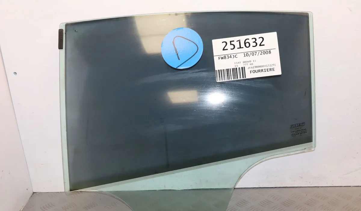 Glace porte ar g Fiat BRAVO II (198_) 1.4 (198axa1b) (2007-2014) occasion