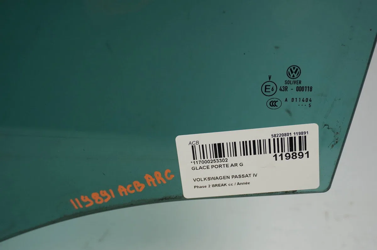 Glace porte ar g Volkswagen PASSAT B6 Variant (3C5) 2.0 tdi 16v (2005-2010) 5 portes occasion