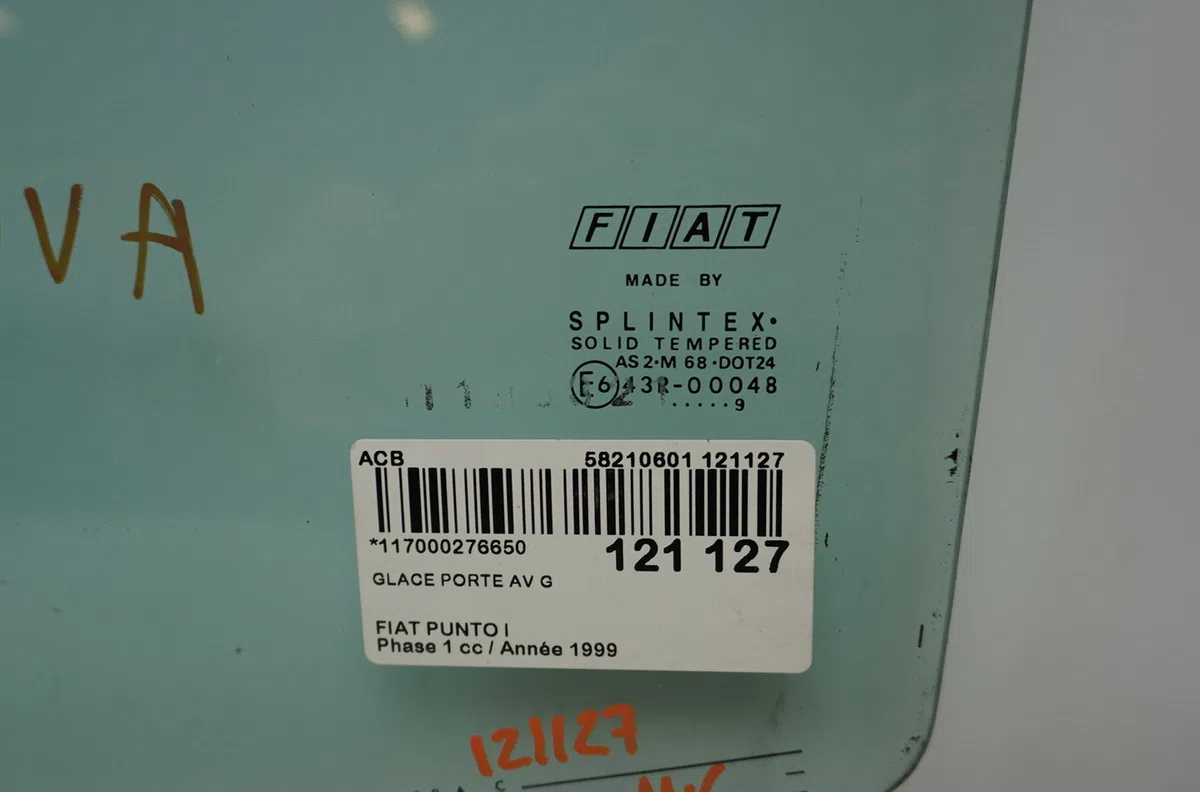 Glace porte av g Fiat PUNTO (176_) 1.2 16v (1997-1999) occasion