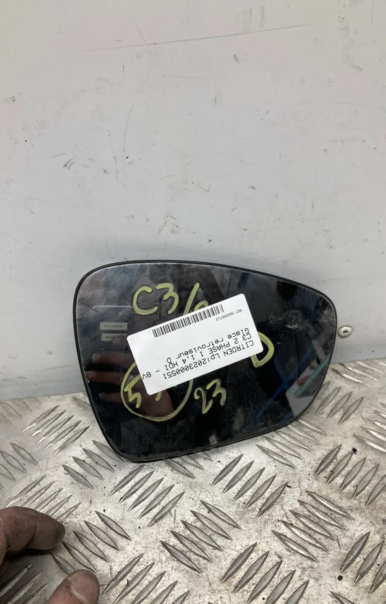 Glace  retroviseur exterieur droit CITROEN C3 2 PHASE 1 occasion