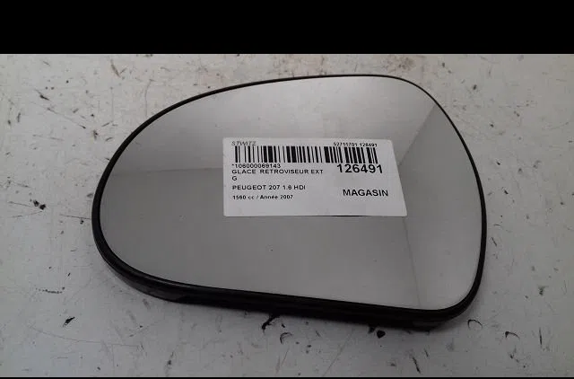 Glace  retroviseur exterieur gauche Peugeot 207-207 (WA_, WC_) 1.6 hdi (2006-2013) 5 portes occasion