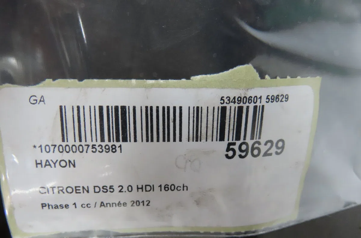 Hayon Citroen DS5 2.0 hdi 165 (2011-2015) 5 portes occasion