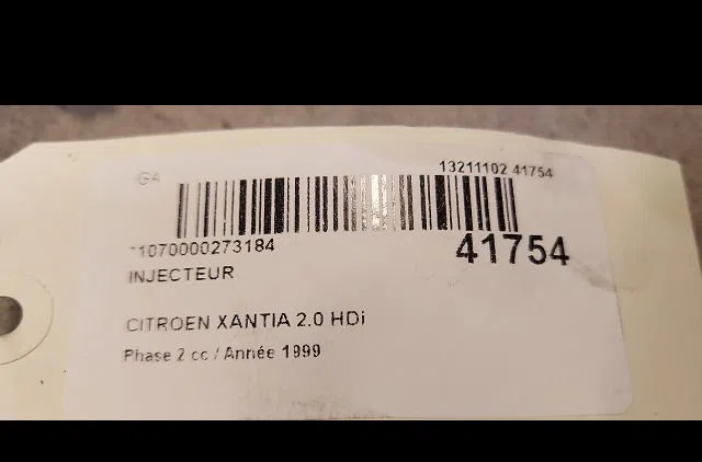 Injecteur Citroen XANTIA (X1_, X2_) 2.0 hdi 109 (1999-2003) occasion