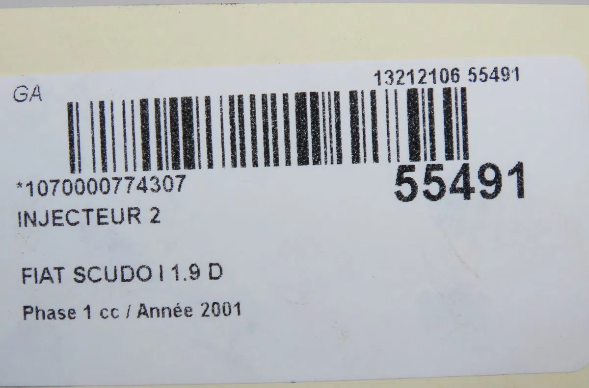 Injecteur Fiat SCUDO Autobus-Autocar (220_) 1.9 d (1996-1998) occasion