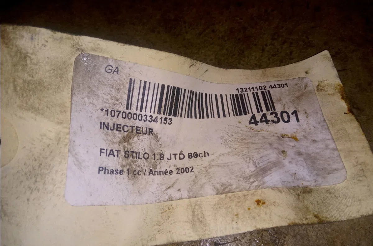Injecteur Fiat STILO (192_) 1.9 jtd (192_xf1a) (2002-2006) occasion