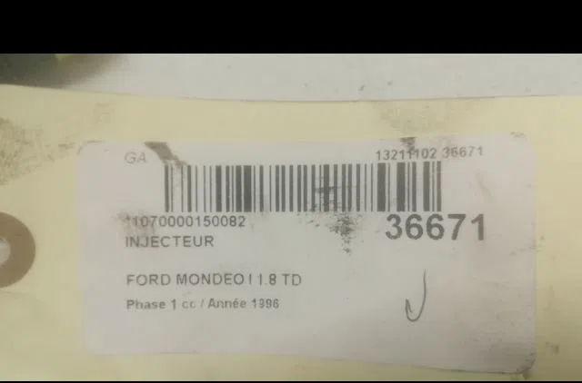 Injecteur Ford MONDEO I (GBP) 1.8 td (1993-1996) occasion
