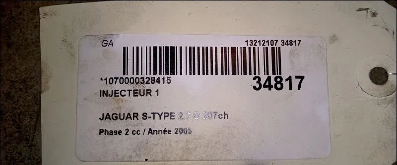 Injecteur Jaguar S-TYPE II (X200) 2.7 d (2004-2007) occasion