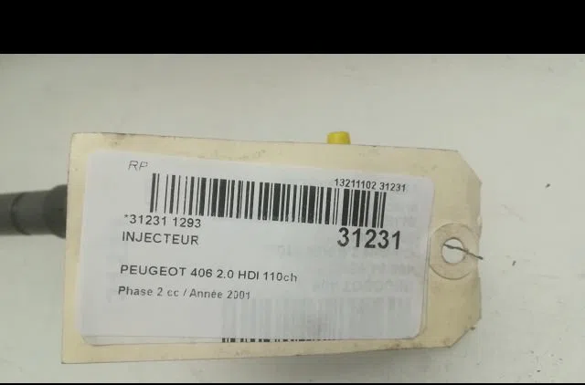 Injecteur PEUGEOT 406 2001 occasion