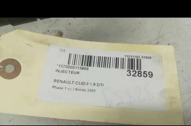 Injecteur Renault CLIO II (BB_, CB_) 1.9 dti (b-cb0u) (1999-2005) occasion
