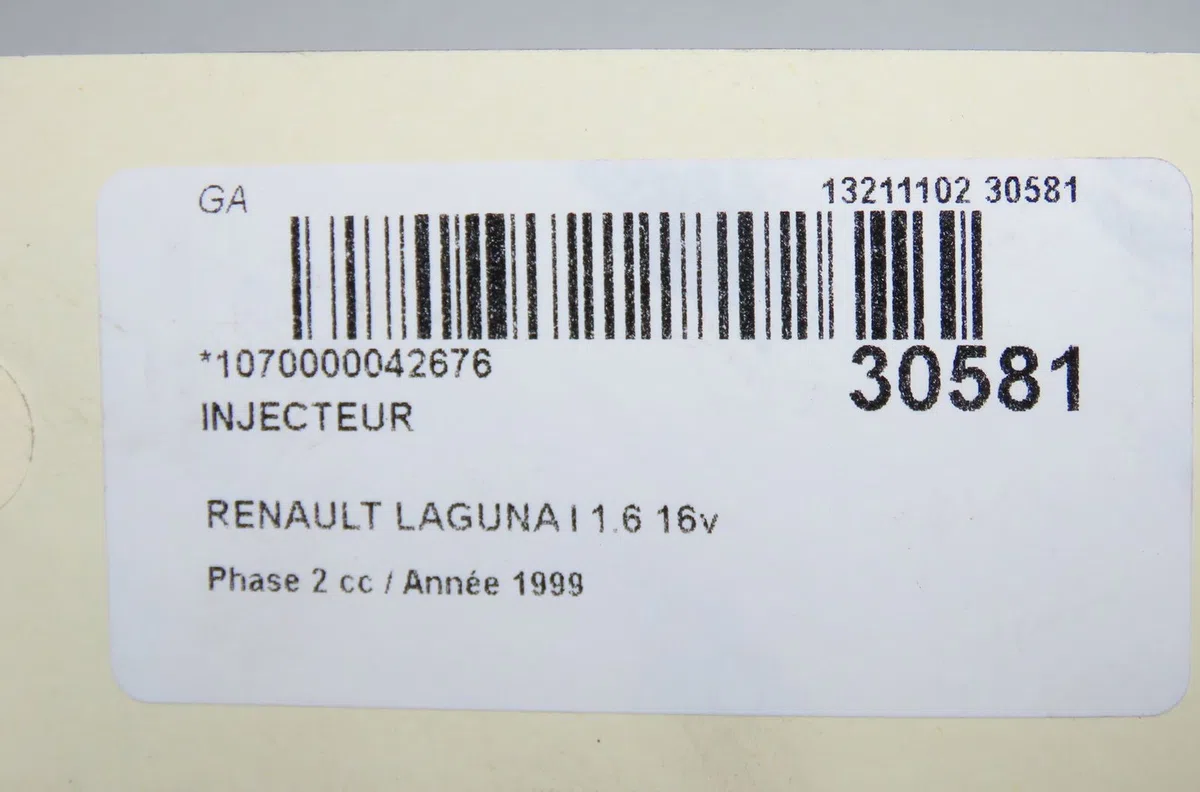 Injecteur RENAULT LAGUNA I 1999 occasion