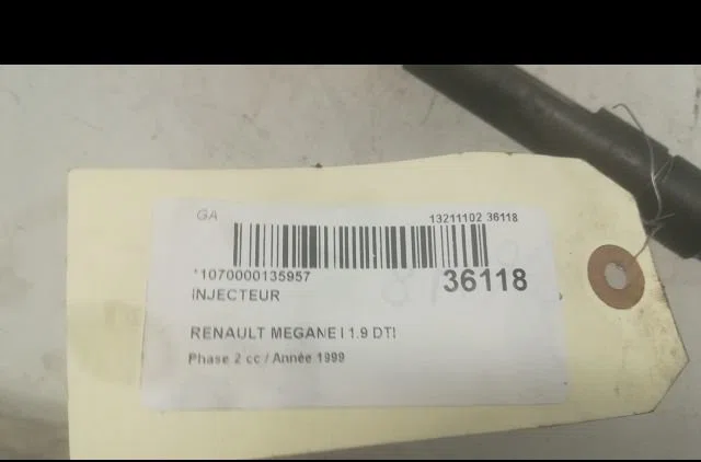 Injecteur Renault MEGANE I (BA0-1_) 1.9 dti (ba08, ba0n) (1997-2001) occasion