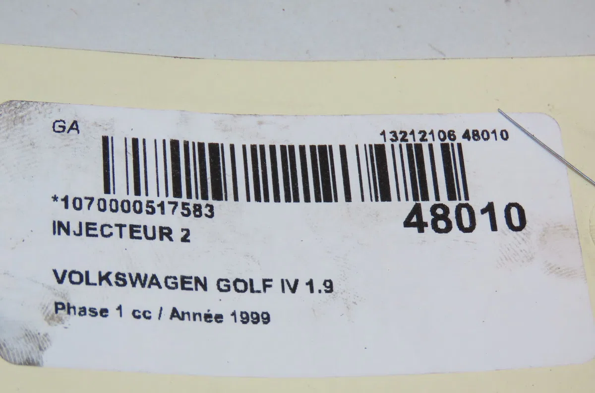 Injecteur Volkswagen GOLF IV (1J1) 1.9 tdi (1997-2004) occasion