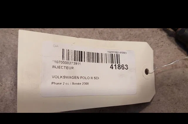 Injecteur Volkswagen POLO III (6N1) 64 1.9 sdi (1996-1999) occasion