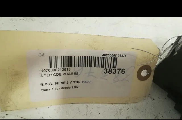 Interrupteur commande de phares Bmw 3 (E90) 318 i (2005-2007) occasion