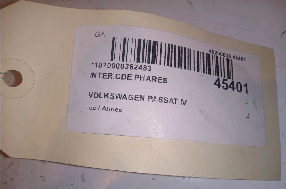 Interrupteur commande de phares Volkswagen PASSAT B6 Variant (3C5) 2.0 tdi (2005-2010) 5 portes occasion
