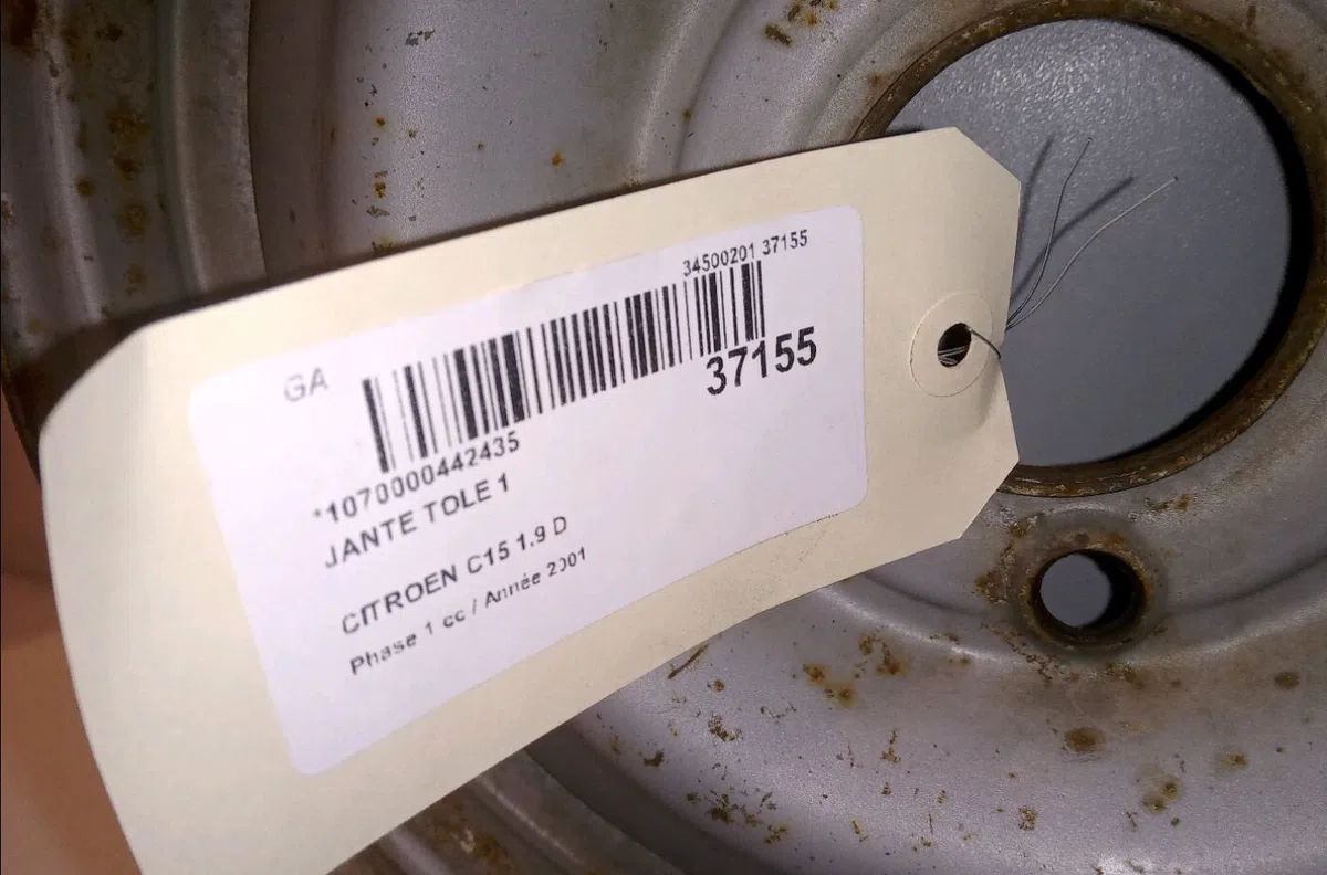 Jante tole Citroen C15 Camionnette-Monospace (VD_) 1.9 d (2000-2005) occasion