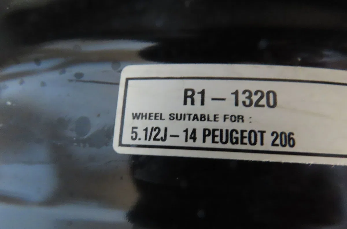 Jante tole Peugeot 206 3-5 portes (2A-C) 1.4 i (1998-2012) 3 portes occasion