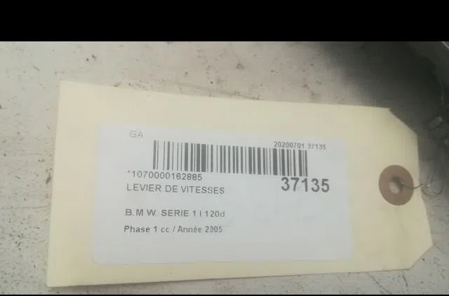 Levier de vitesses Bmw 1 (E87) 120 d (2004-2011) occasion